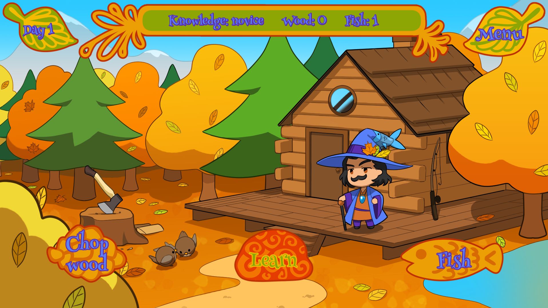 In-game screenshot of Sorcel's Spectacular Spell gameplay